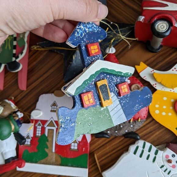 Vintage Christmas ornaments lot of 14 - Picture 3 of 6